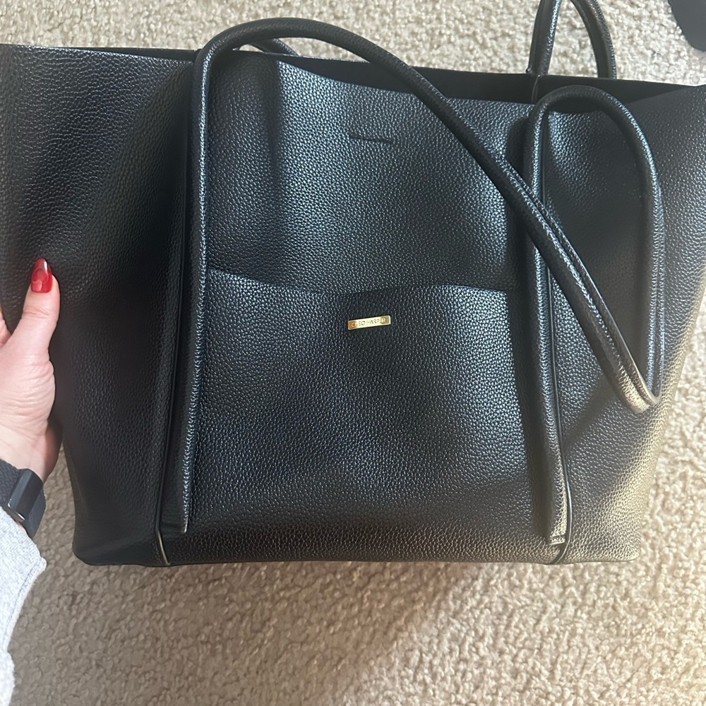 Cleo Harper Elegant Black Tote